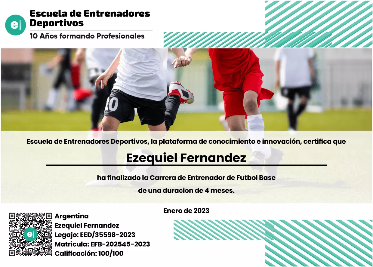 Inscripciones - Curso de Entrenador de Fútbol Profesional